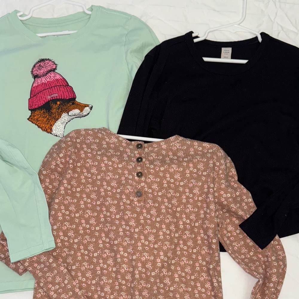 Kids long sleeve shirt set